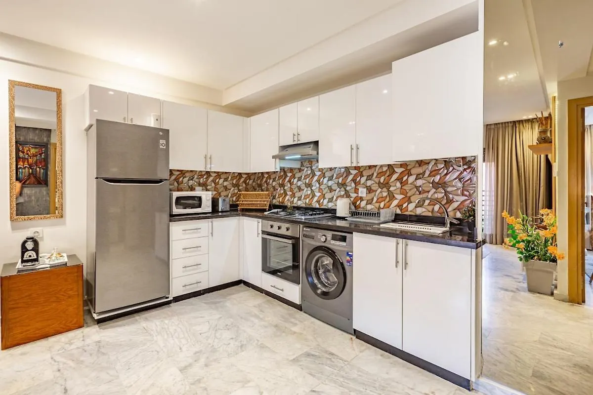 Unique Flat Fully Equipped Gueliz Top Center Marrakesh Appartement