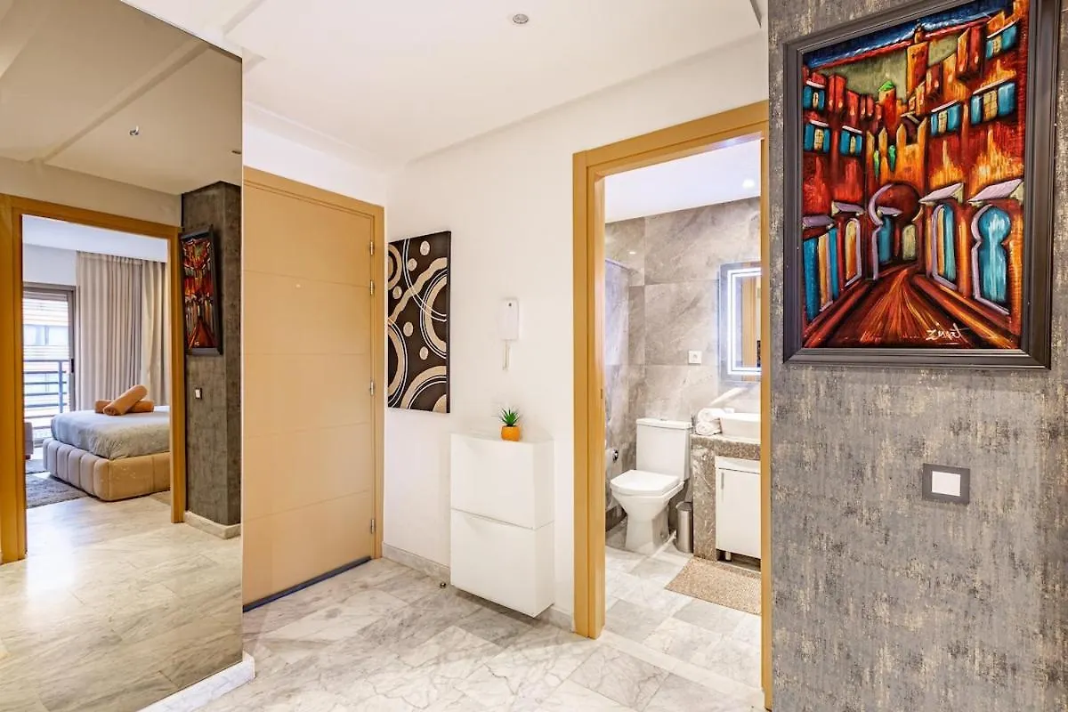 Appartement Unique Flat Fully Equipped Gueliz Top Center Marrakesh Maroc