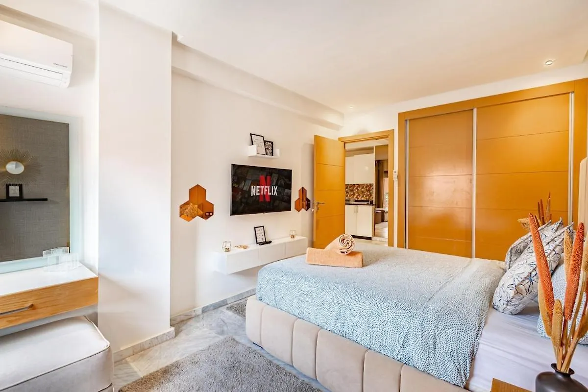 Unique Flat Fully Equipped Gueliz Top Center Marrakesh Appartement