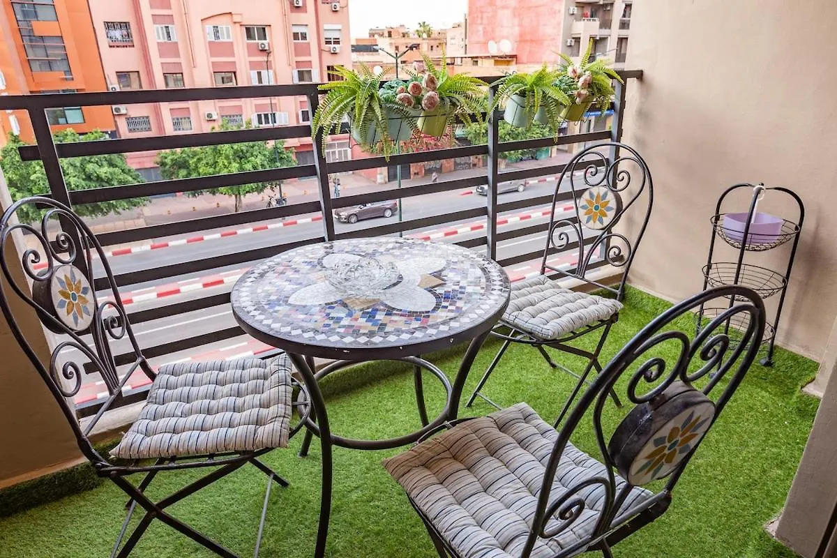 Unique Flat Fully Equipped Gueliz Top Center Marrakesh Maroc
