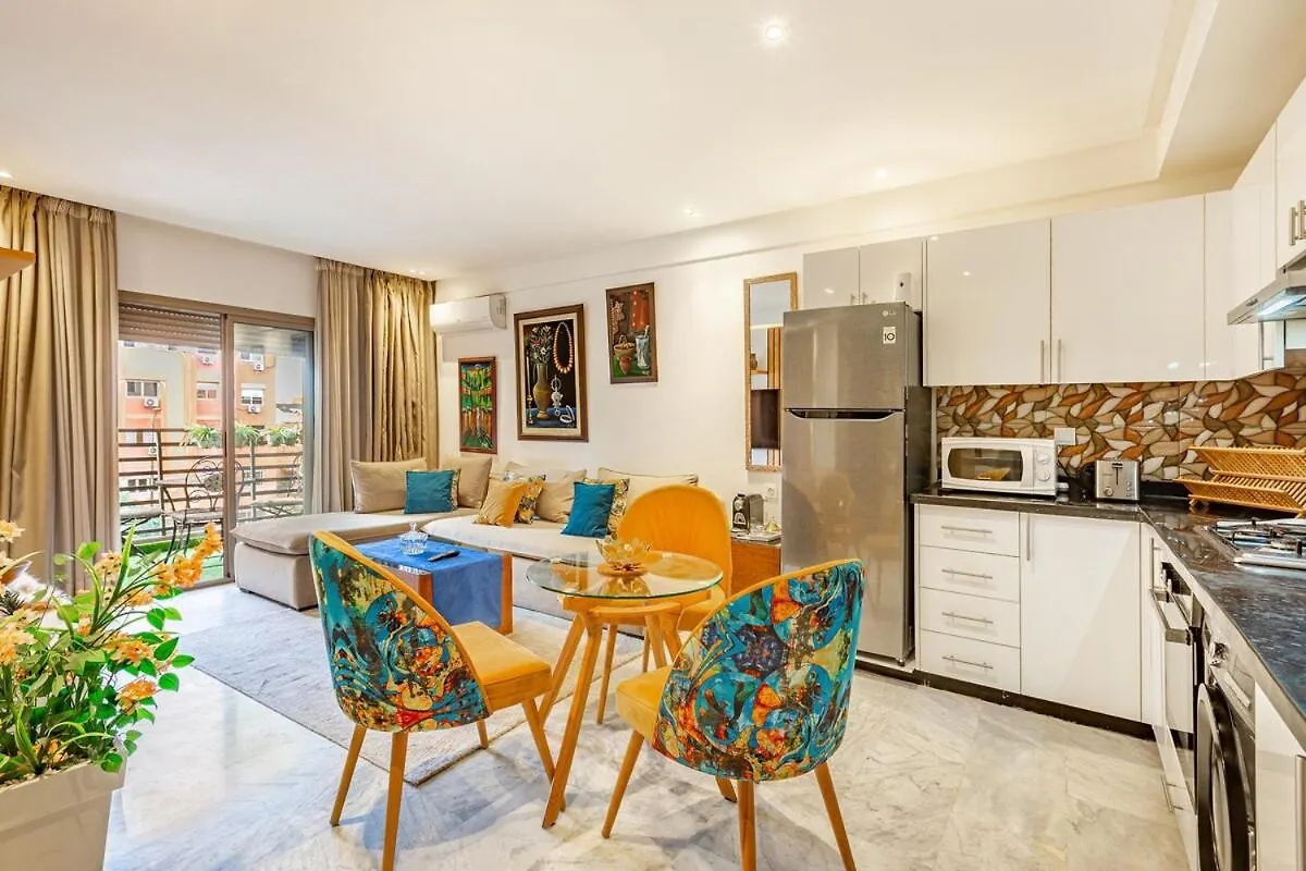 Appartement Unique Flat Fully Equipped Gueliz Top Center Marrakesh Maroc