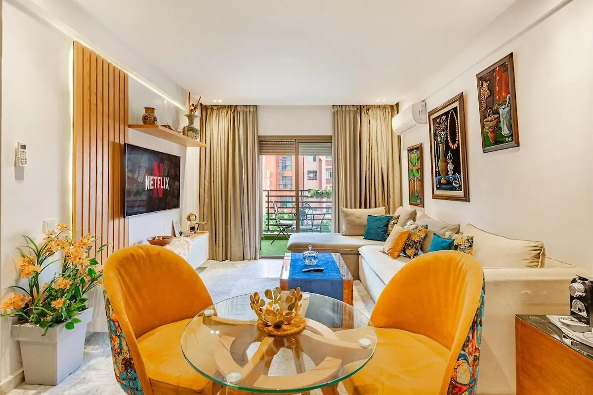 Unique Flat Fully Equipped Gueliz Top Center Marrakesh 0*,  Marocco